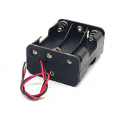 HS4598 Dual Layers 3x2 6xAA battery Holder with Wire