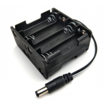 HS4601 Dual Layers 4x2 8xAA battery Holder with DC Connector