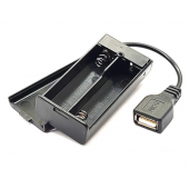 HS4605 2xAA Battery Holder With Cover With Switch With USB Power Port