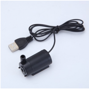 HS2235B Black DC 3V small water pump with USB cable
