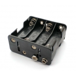 HS4613 Dual Layers 4x2 8xAA battery Holder with 9V Connector