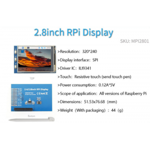 HS4622 2.8inch HDMI Display for Raspberry