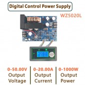 HS4689 WZ5020L DC DC Buck Converter CC CV Step-down Power Module 50V 20A 1000W Adjustable Voltage Regulated power supply 5V 12V 24V