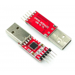 HS4734 USB TO TTL CP2102 Red