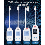 HS4749 UNI-T USB Tester UT658 Series USB Capacity Tester Voltage/Current/ Capacity/Energy/Resistance Test Type-C Type-A Interface