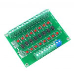 HS4840 DST-1R8P-N 8 Channel Optocoupler 24V to 5V /12V to3.3V Isolation Module PLC Signal Level Voltage Conversion Board 