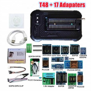 HS4869 XGecu T48 (TL866-3G) Programmer + 17 Adapter