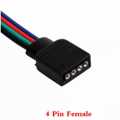 HS4882 4pin LED RGB RGBW Strip Light Connect cable Male 100pcs