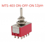HS4920 MTS-403  Toggle Switch 12Pin 3Position