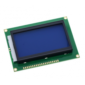 HR0078 12864 128*64 DOTS LCD module 5V Screen Display Blue