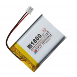 HS1550 3.7V 1800mAh battery  52*34*8mm with PH2.0 connector