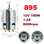 HS5001 895 Double Ball Bearing 12V 6000RPM Large Torque High Power Motor
