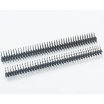 HS5031 2*40P 2.0mm Double Row Male Pin Header 100pc Elbow