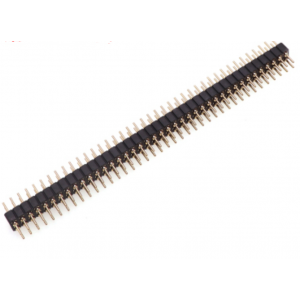 HS5057 2x40P 2.0mm Round Hole Double Row Straight Male Pin header