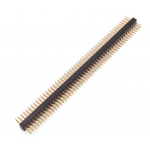 HS5061 2x50P 1.27mm Round Hole Double Row  Straight  Male Pin header