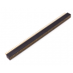 HS5062 2x50P 1.27mm Round Hole Double Row Straight  Female Pin header