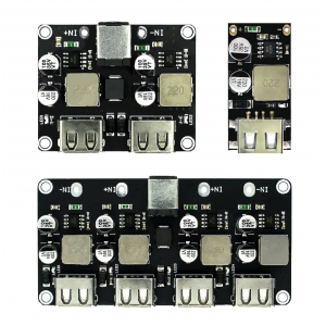 HS5105 USB QC3.0 QC2.0 USB DC-DC Buck Converter Charging Step Down Module 1CH/2CH/4CH