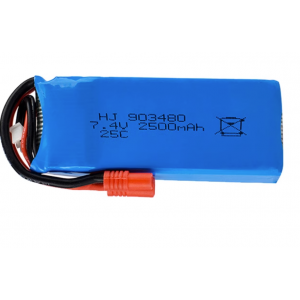 HS5115 7.4V 2500mAh Lipo Battery 2S 25C  85*34*17MM