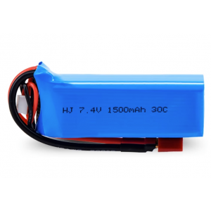 HS5117 7.4V 1500mAh Lipo Battery  2S 25C  70*25*21MM