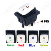 HS5131 KCD4 stainless steel waterproof rocker switch ON-OFF 4Pins 2Positions