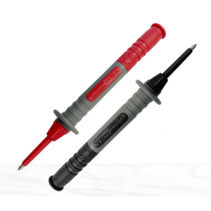 HS5138 Multimeter Test Pen Needle Probe 2mm Type B-30045  Black+Red 1 pair