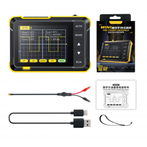 HS5163 FNIRSI DSO152 Mini Handheld Digital Oscilloscope 200KHz Analog Bandwidth 2.5MSa/s Sampling Rate 800VPP Support PWM Output