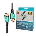 HS5174 HDMI Cable 8K 60Hz 1.5M with Retail Box