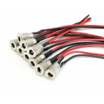 HS5176 DC-099 5.5*2.1/5.5*2.5mm DC Power Socket with soldered wire
