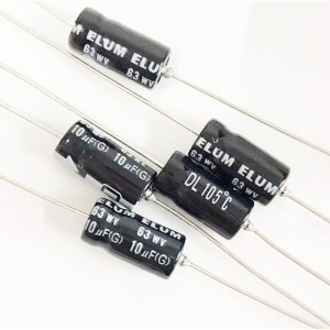 HS5224 50PCS 10UF 100V axial electrolytic capacitor