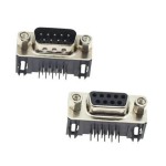 HS5229 10PCS/Lot DR9 DB9 Female / male Pcb Mount serial port Connector Right Angle D-Sub RS232 COM Connectors 9pin socket