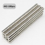 HS5284 mini super strong φ4x2mm round Magnet 100pcs