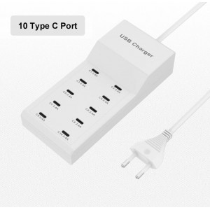 HS5305 10 Type C port  5V2.4A output  for mobile phone PD fast charging universal adapter