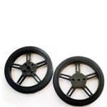 HS5317 6mm smart Robot car wheel tyre for 9g Servo SG90 etc