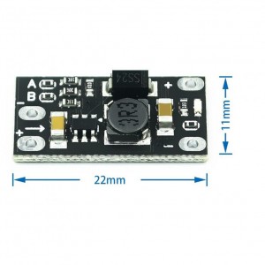 HS5325 Mini 3.7V to 12V DC-DClithium battery boost module supports 5V/8V/9V/12V output