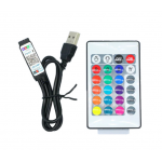 HS5339 24keys USB RGB LED IR Bluetooth Controller with APP