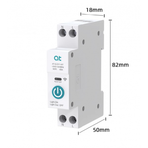 HS5477 Single Phase WIFI Smart Circuit Breaker Timer Relay 90V-240V