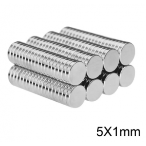 HS5524 Powerful Round Magnets 5x1mm 100pc