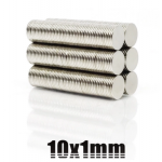 HS5526 Powerful Round Magnets 10x1mm 100pc