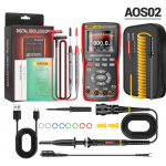 HS5558 ANENG AOS02 2.8inch Professional Digital Oscilloscope Multimeter True RMS 9999 Counts Sampling Rate 10MHZ Measuring Tool