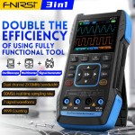 HS5578 FNIRSI 2C23T Handheld Digital Oscilloscope Multimeter + Function Signal Generator 2023 Latest 3IN1 Dual Channel 10MHZ*2 50MS/s