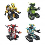 HS5582 Technical Intelligent Robot APP Racing Car Model  Programming Robot Control Building Block Kids Gifts