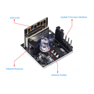 HS5678 ESP8285 ESP-01M WiFi Wireless IR Transmitter Receiver Remote Control Module 