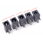 HS5692 100pc DC Plug  DC Female Barrel Jack Socket Power Connector 5.5*2.1 5521/5.5*2.5 5525 /3.5*1.3 /4.0*1.7mm