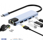HS5700 Type-C HUB USB3.0*1+USB2.0*1+PD87W*1+WLAN+HDMI