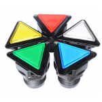HS2309 39x39x39MM Triangle LED Direction Push Button for Arcade Game Console Controller DIY