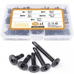 HS5709 190pcs 410 Stainless Steel Self Tapping Drilling Screw