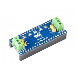 HS5732 2-Channel RS232 Module for Raspberry Pi Pico, SP3232EEN Transceiver, UART To RS232