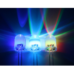 HS5776 F10 10mm LED Diode RGB Flashing 7color Changing water Clear 250pcs