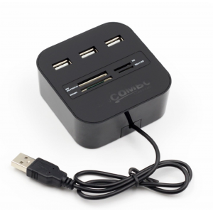 HS5783 SD/TF/MS/M2 7 in 1 USB HUB