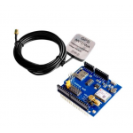 HR0668 GPS Shield GPS record expansion board GPS module with SD slot card With Antenna for Arduino UNO R3